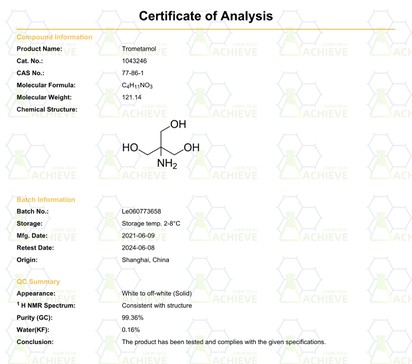tris base COA CAS 77-86-1 | Shaanxi BLOOM Tech Co., Ltd tris base COA CAS 77-86-1 | Shaanxi BLOOM Tech Co., Ltd