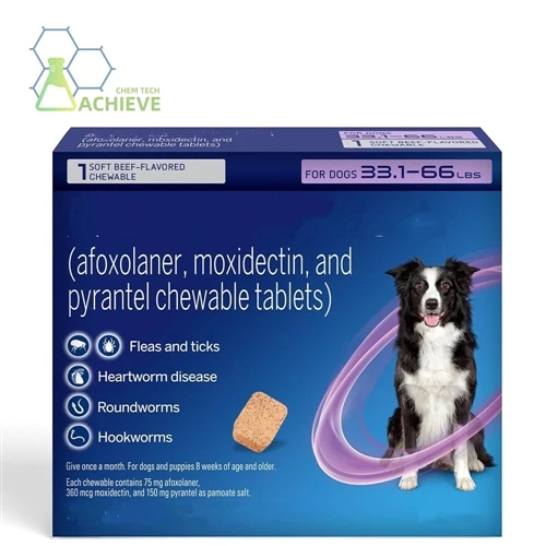 Saraf-Menargetkan Tablet Kunyah Afoxolaner dan Milbemycin Oxime
