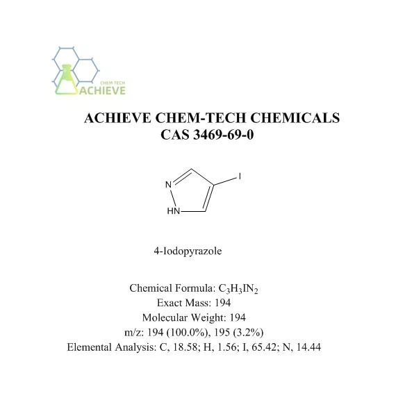 4-Iodopyrazole CAS 3469-69-0 | Shaanxi BLOOM Tech Co., Ltd 4-Iodopyrazole CAS 3469-69-0 | Shaanxi BLOOM Tech Co., Ltd