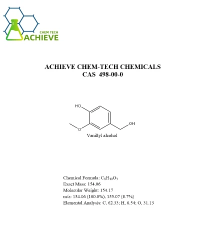 Vanillyl alcohol CAS 498-00-0 | Shaanxi BLOOM Tech Co., Ltd Vanillyl alcohol CAS 498-00-0 | Shaanxi BLOOM Tech Co., Ltd