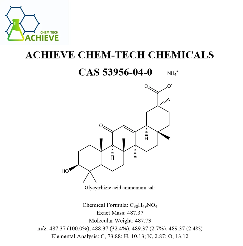 Glycyrrhizic acid ammonium salt CAS 53956-04-0 | Shaanxi BLOOM Tech Co., Ltd Glycyrrhizic acid ammonium salt CAS 53956-04-0 | Shaanxi BLOOM Tech Co., Ltd